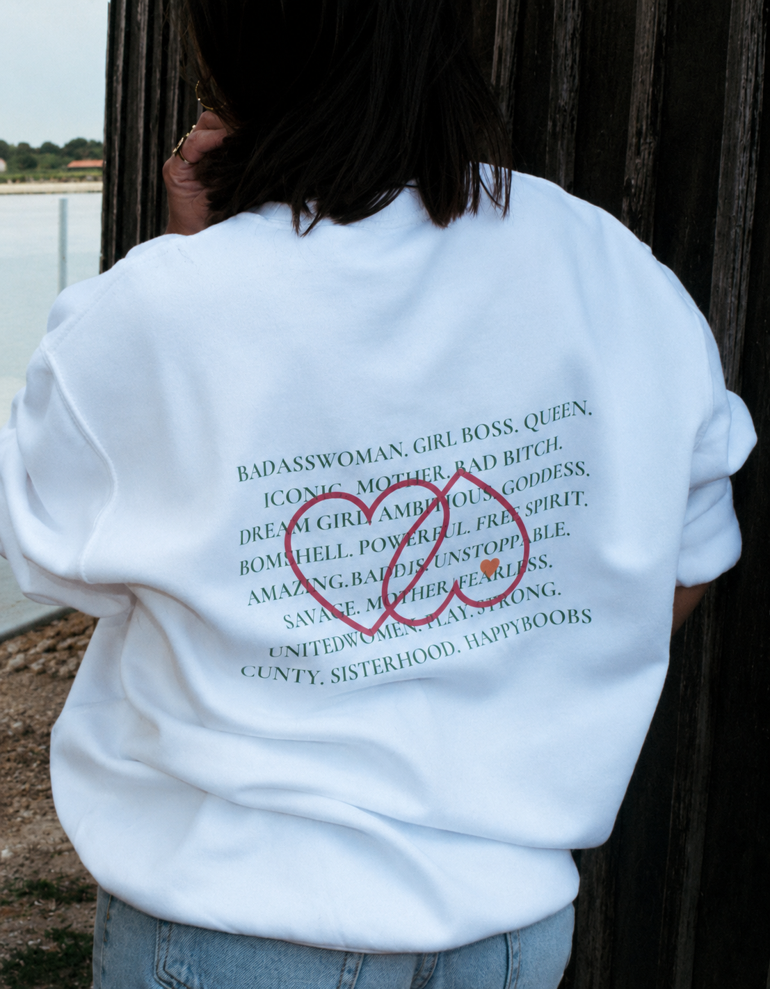 White Badass sweat