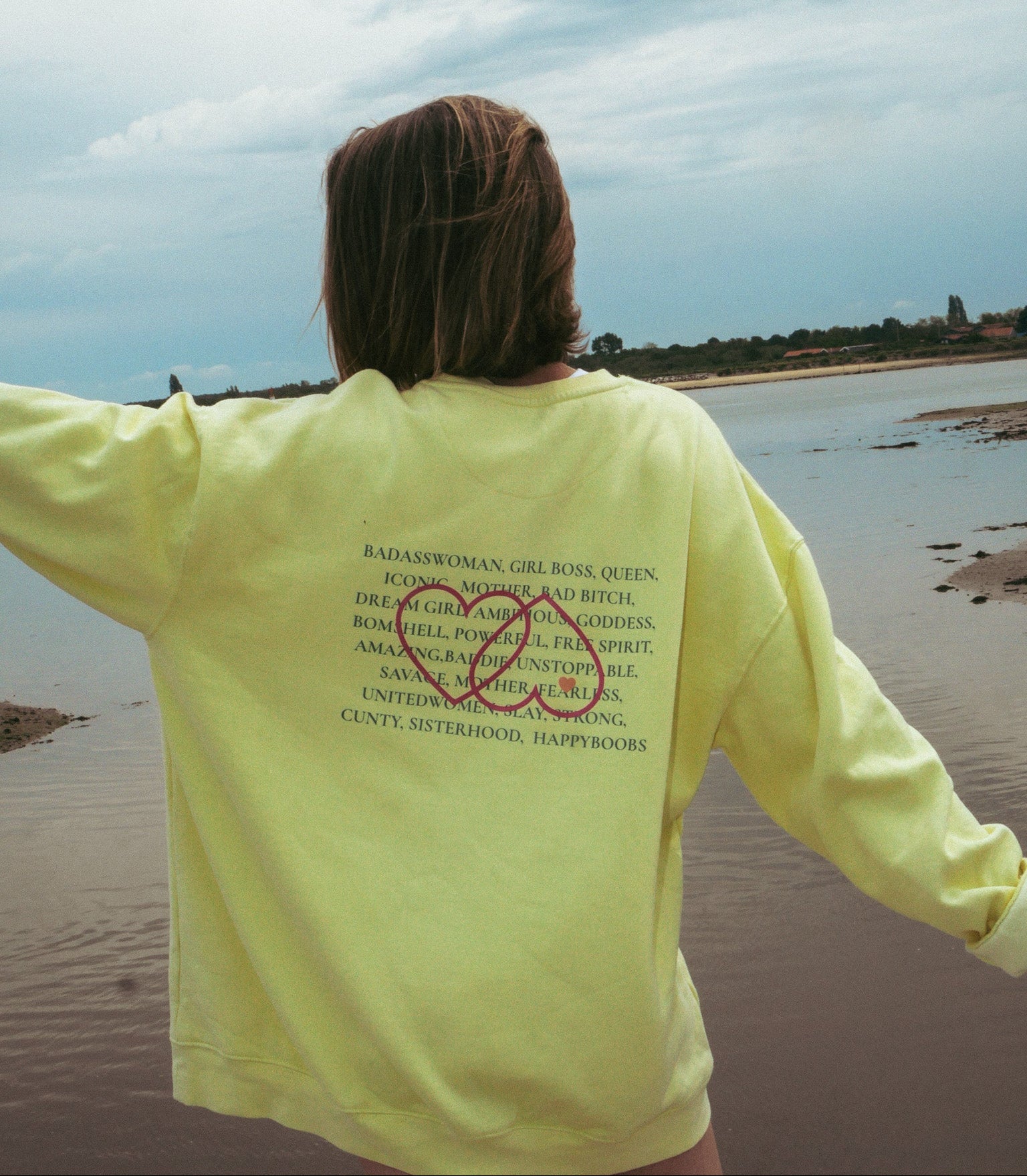 Yellow Badass sweat