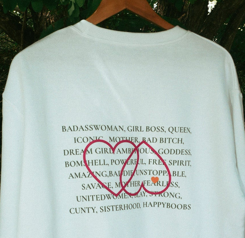 White Badass sweat